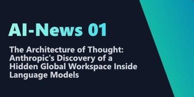 Thumbnail for my first blog post about ai news.